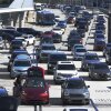 Cars congest Fort Lauderdale Hollywood International Airport the day before Thanksgiving Day in 2024, in Fort Lauderdale, Fla.
