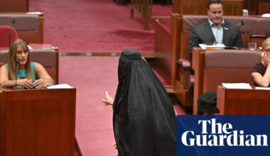 Pauline Hanson faces widespread condemnation after repeating ‘disgraceful’ burqa stunt in Senate | Pauline Hanson