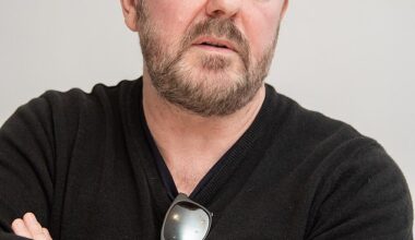 Ricky Gervais (pictured). The Environment Agency has responded to Ricky's team filing a flood risk assessment and said the depth of a potential flood could reach levels of just under one and a half metres - only slightly less than Ricky's own height of 1m 73cm