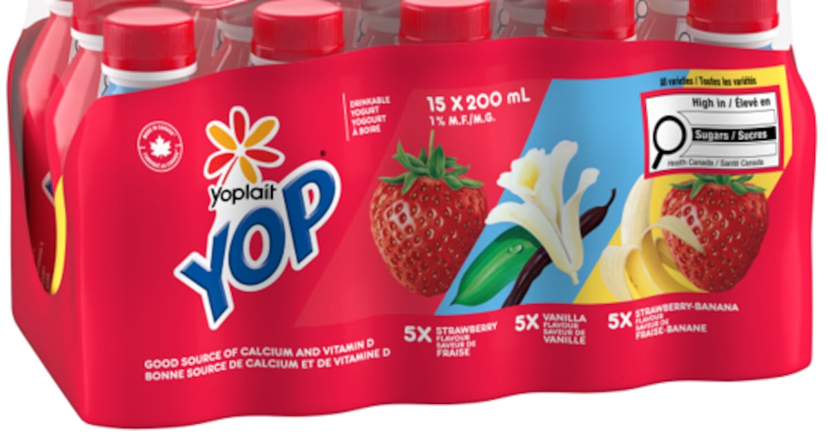 Check your fridge: Yoplait recalls YOP drinkable yogurts - CTV News