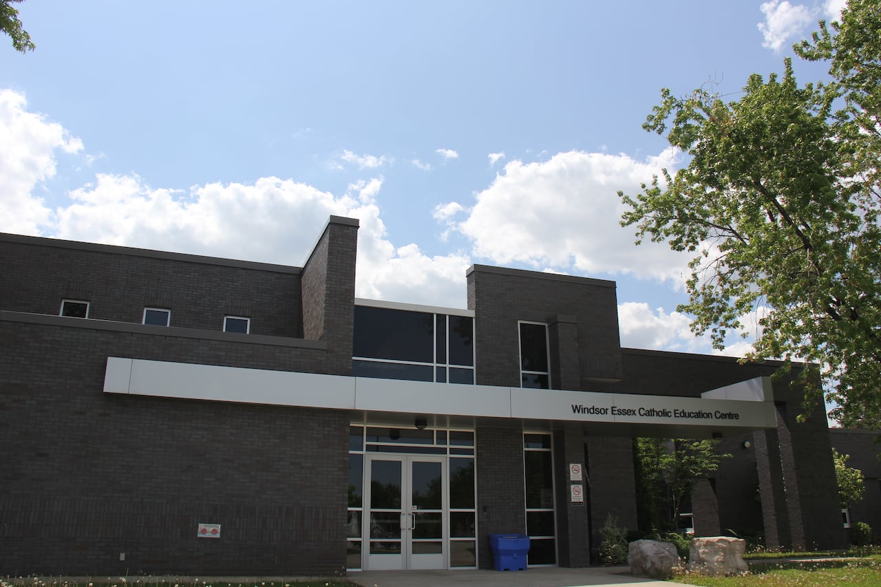 a school board building