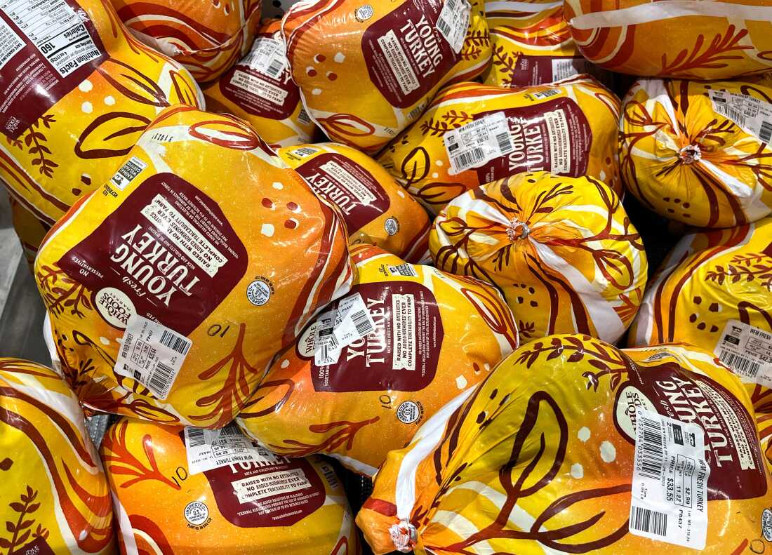 Shoppers will find some bargains as they prepare for this week's Thanksgiving meal. Turkey and stuffing prices are down from a year ago. 