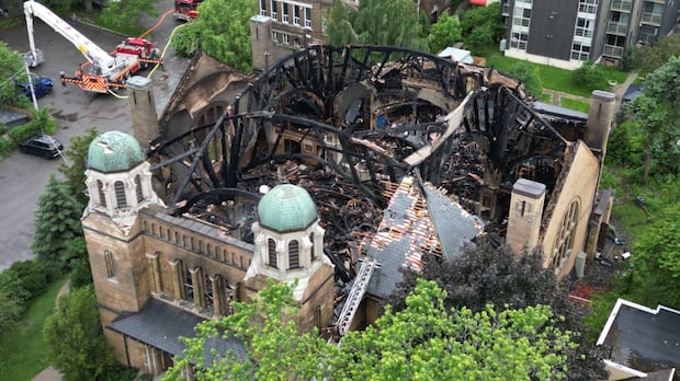 St. Anne’s Church fire being investigated as arson, police confirm