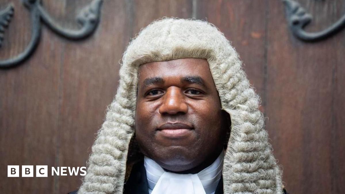 David Lammy in a justice wig at his swearing in ceremony as Lord Chancellor