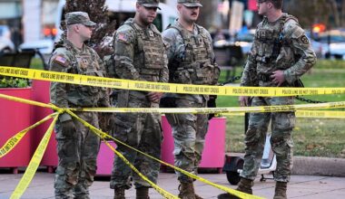 Two National Guard members shot near the White House