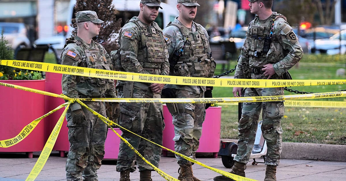 Two National Guard members shot near the White House