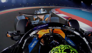 LUSAIL CITY, QATAR - NOVEMBER 29: Pole position qualifier Oscar Piastri of Australia and McLaren