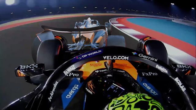 LUSAIL CITY, QATAR - NOVEMBER 29: Pole position qualifier Oscar Piastri of Australia and McLaren