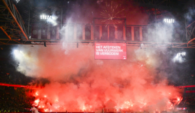 Ajax release furious statement as fan antics see match abandoned after just six minutes