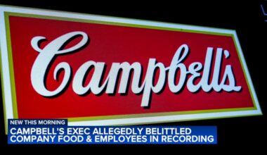 Camden, New Jersey-based Campbell's defends soup after alleged rant by executive Martin Bally