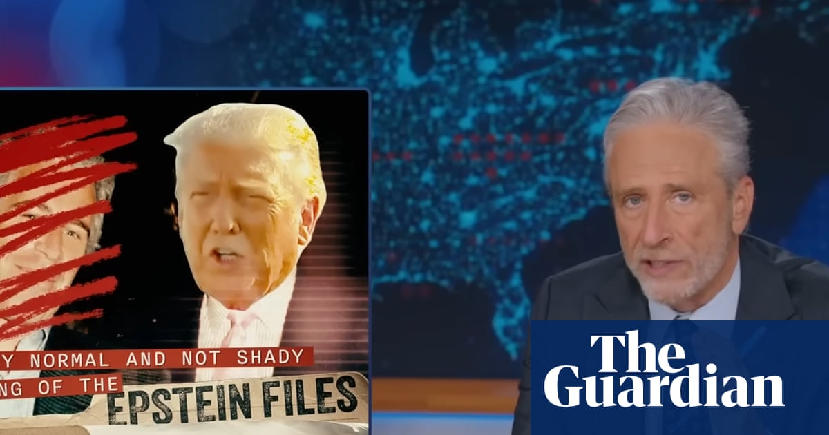 Jon Stewart on Trump’s Epstein files flip-flop: ‘This dude is flailing’ | Late-night TV roundup