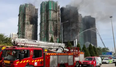 Residents left reeling by apartment fire horror