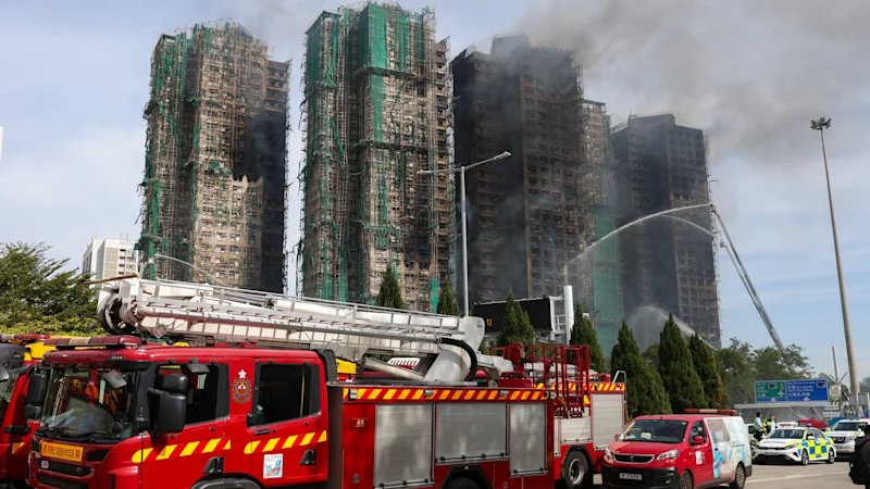 Residents left reeling by apartment fire horror