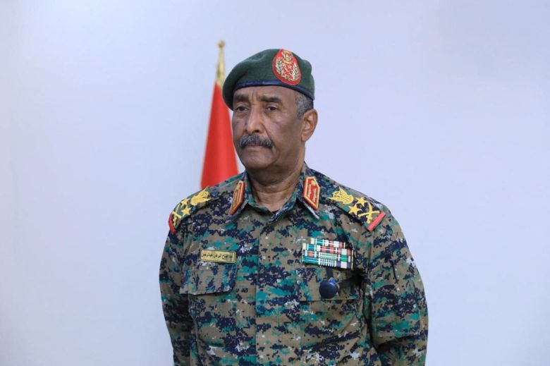 Sudan army chief, Abdel Fattah al-Burhan attends former UN official Kamil Idris swearing-in ceremony, as Sudan's new prime minister, in Port Sudan, Sudan, on May 31, 2025.