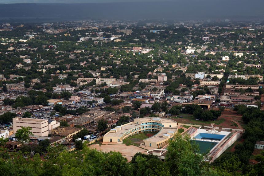 A general view of the city of Bamako.