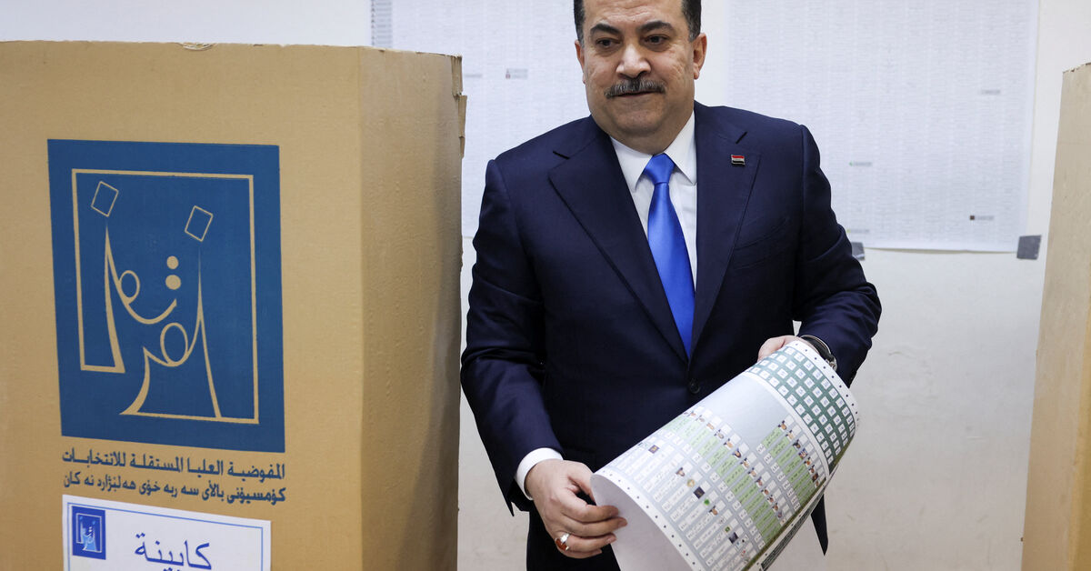 Coalition led by Iraqi PM Sudani comes first in Iraq’s election, two sources say