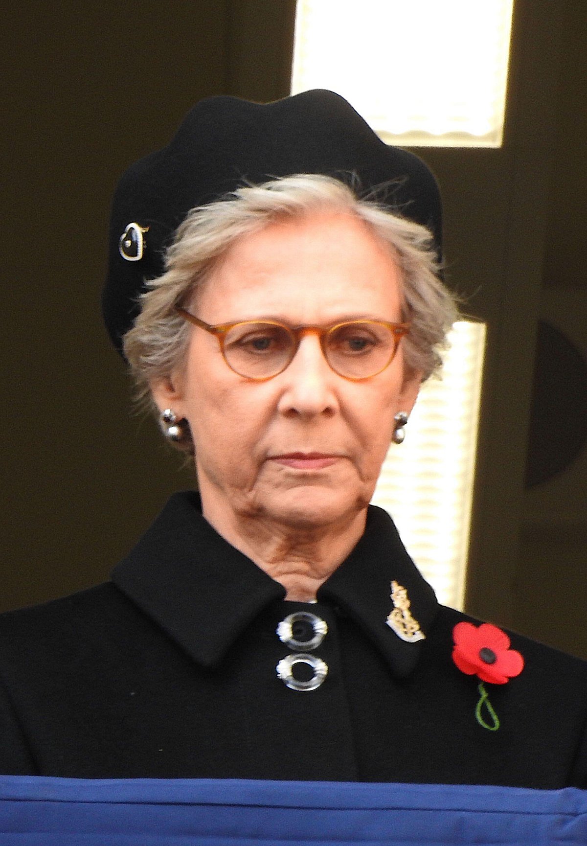 The Duchess of Gloucester attends the Remembrance Sunday service at the Cenotaph in London on November 9, 2025 (Alexander Seale/Alamy)