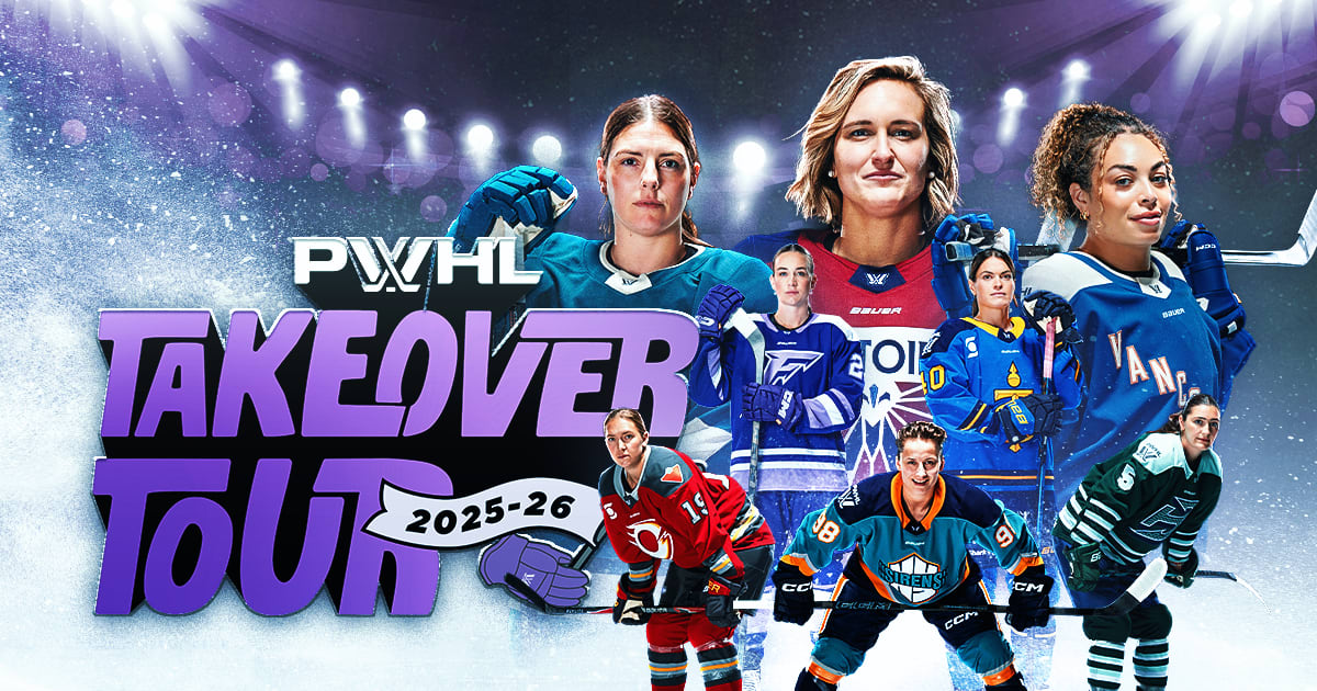 PWHL EXPANDS TAKEOVER TOUR FOR 2025-26 SEASON, FEATURING 16 NEUTRAL-SITE GAMES | PWHL
