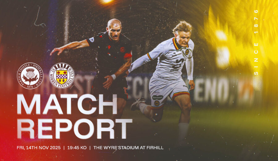 Steven Lawless Testimonial Match: Partick Thistle v St. Mirren – 14th November 2025
