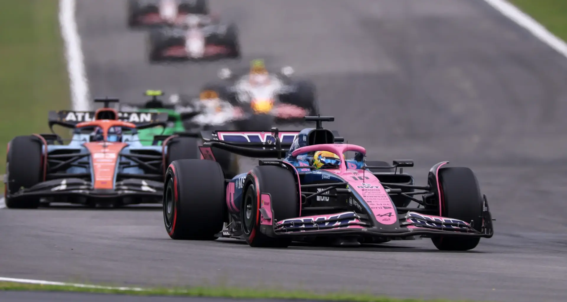 SAO PAULO, BRAZIL - NOVEMBER 08: Oscar Piastri of Australia and McLaren prepares to drive on the