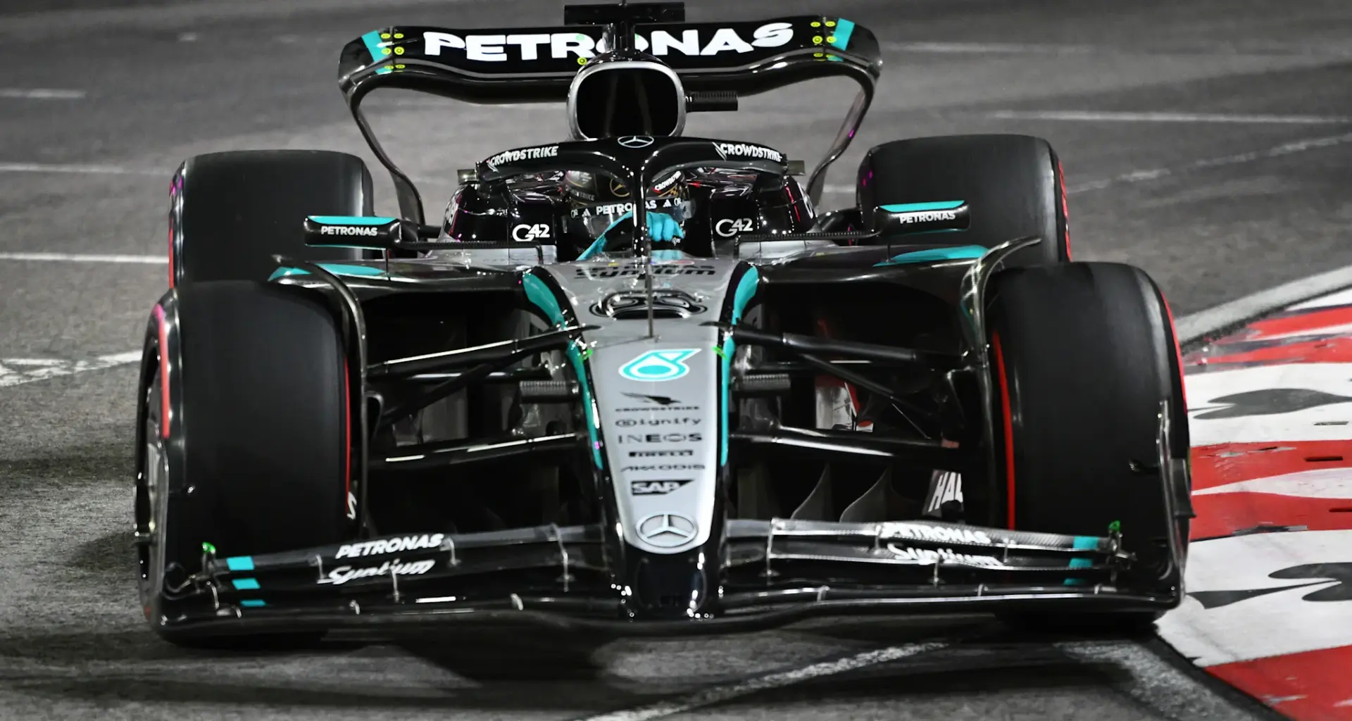 LAS VEGAS, NEVADA - NOVEMBER 19: Oscar Piastri of Australia and McLaren talks to the media during