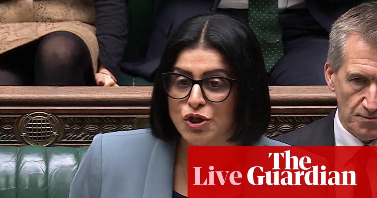 Shabana Mahmood tells MPs asylum system is ‘out of control and unfair’ amid Labour backlash over proposals – UK politics live | Politics