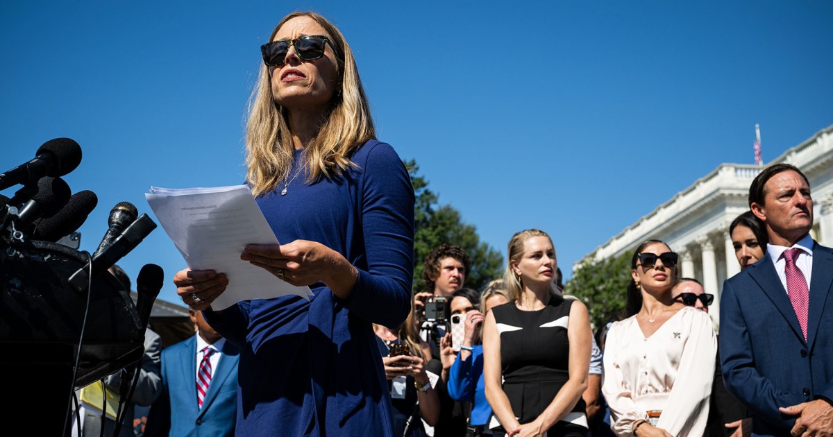 Trump accusers join Epstein survivors in plea to Congress to release files