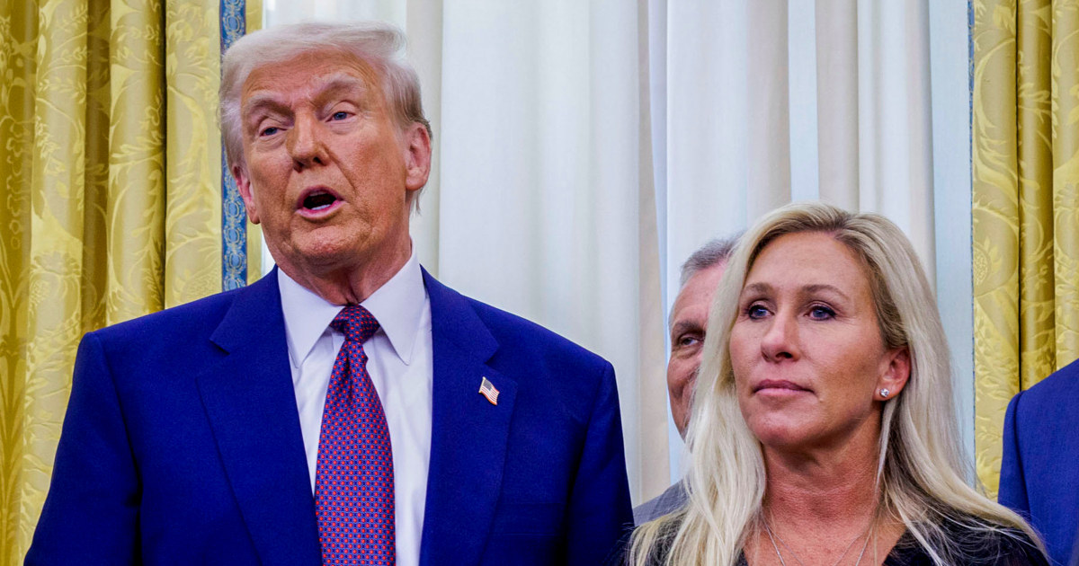 Rep. Marjorie Taylor Greene says she's received threats amid deepening feud with Trump