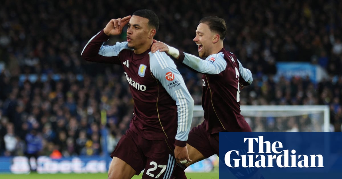 Aston Villa rally to put Leeds in trouble with classy double from Morgan Rogers | Premier League