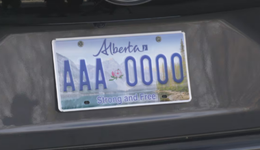 Alberta reveals winning design for new Strong and Free licence plate - CTV News