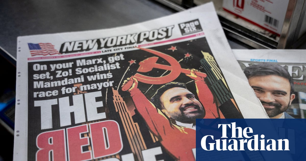 New York Post’s anti-Mamdani front page is a hit – with his supporters | Zohran Mamdani