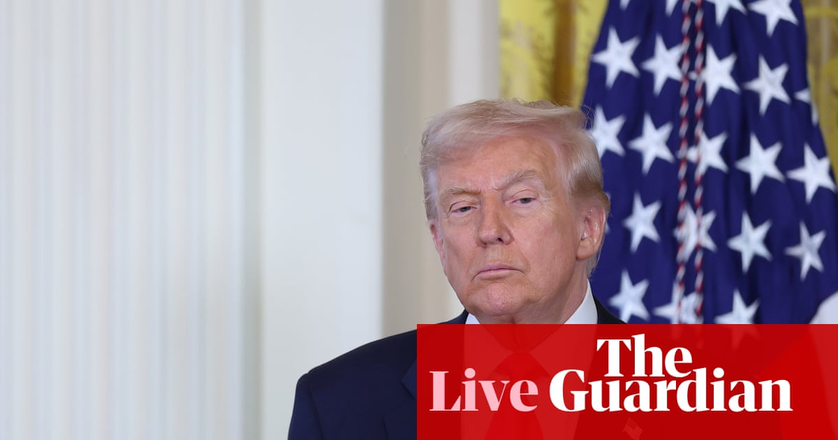 Trump claims he’s ‘not threatening death’ for Democrats but says ‘they’re in serious trouble’ as he prepares to meet Mamdani – US politics live | US news