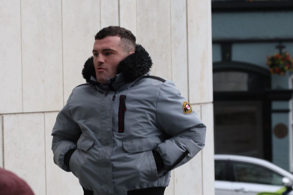 Dean O’Brien outside court. Photo: Paddy Cummins)