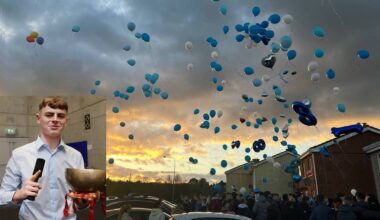 Balloons released for Sammy Hanrahan as funeral details announced - News