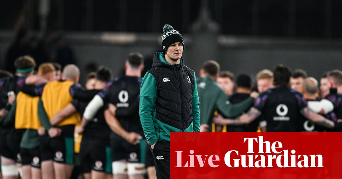 Ireland v South Africa: Autumn Nations Series rugby union – live | Autumn Nations Series