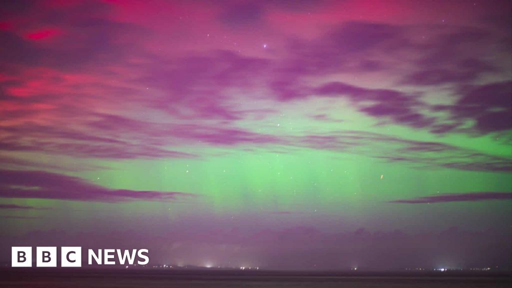 Northern Lights dazzle across North West skies