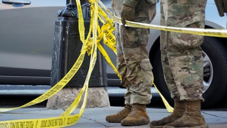 Two national guard members shot and in critical condition after 'targeted' incident in DC – video