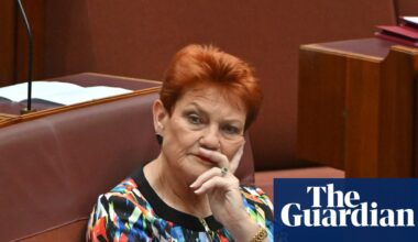 Pauline Hanson suspended from Senate over burqa stunt as Mehreen Faruqi says parliament ‘drips in racism’ | Pauline Hanson