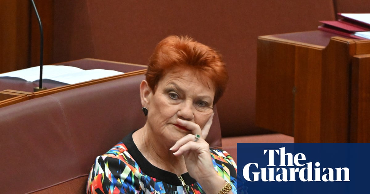 Pauline Hanson suspended from Senate over burqa stunt as Mehreen Faruqi says parliament ‘drips in racism’ | Pauline Hanson