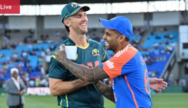 Fifth and final match at the Gabba from 7.15pm; results, scores, teams, weather updates