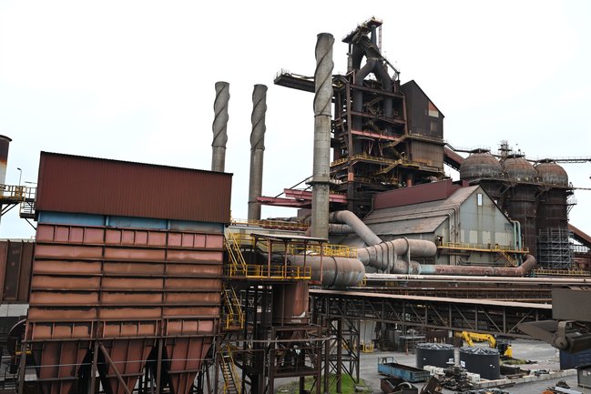 The No.5 Stockhouse at BlueScope Steelworks in Port Kembla, Wollongong.