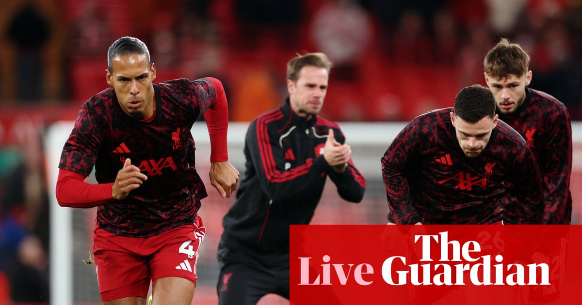 Liverpool v Aston Villa: Premier League – live | Premier League