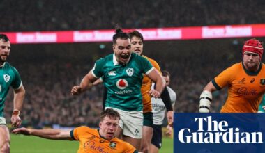 Best Australian player was wearing Irish colours, Wallabies coach says after heavy loss | Australia rugby union team