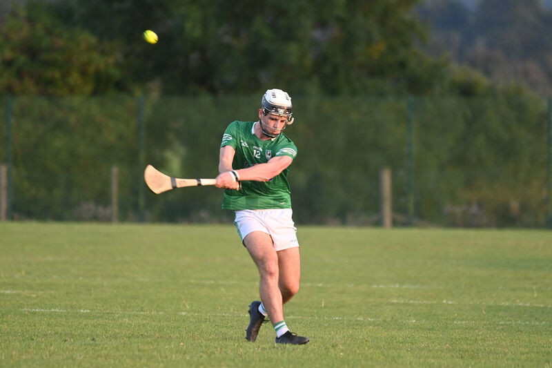 Barry Walsh fires over a free for Killeagh against Fermoy in this year's Co-op SuperStores SAHC game at Ballynoe. Picture: Larry Cummins