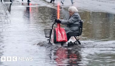 Calls to fix notorious 'Euston puddle' as people forced to wade