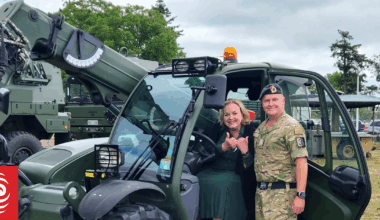 New building for equipment maintenance and repairs at Burnham Military Camp opened