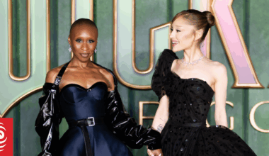 Cynthia Erivo pushes intruder off Ariana Grande at 'Wicked' event