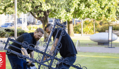 Public art stolen less than 24 hours after being installed