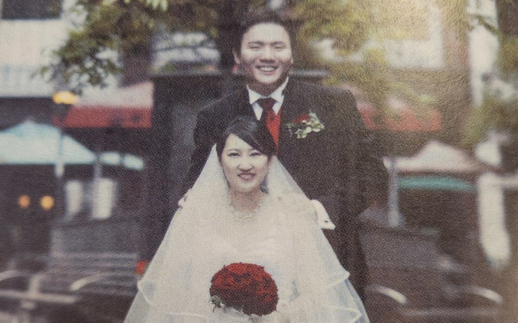 Hakyung Lee and her late husband Ian Jo
