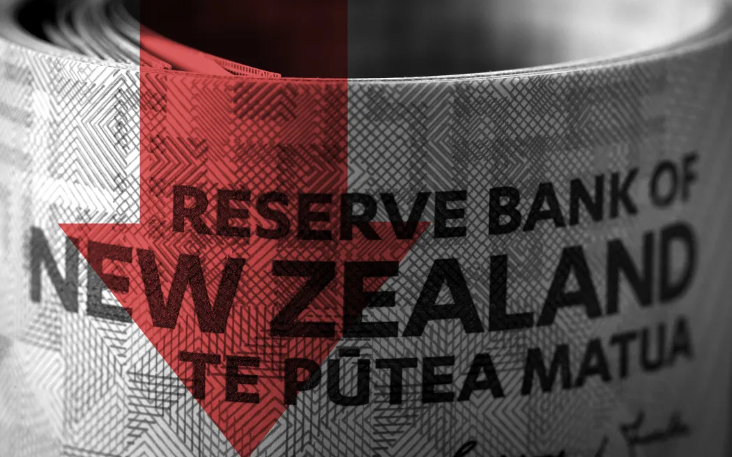 Money and arrow pointing down